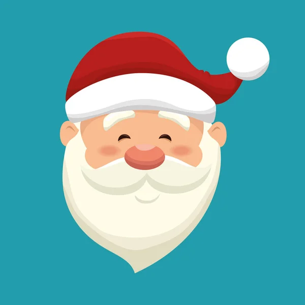 Щасливий веселий різдвяний персонаж Санти Клауса — стоковий вектор