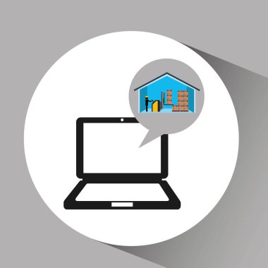 Online Teslimat kavramı depo lojistik