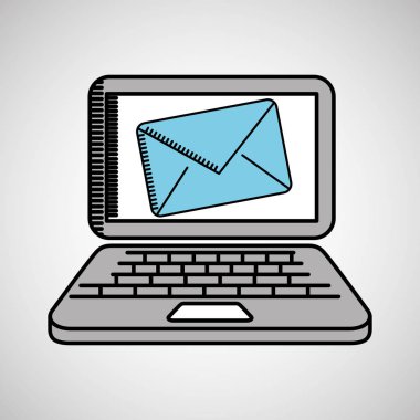 Çizim dizüstü bilgisayar teknoloji e-posta