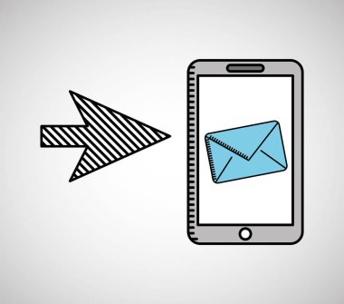 ileriye doğru smartphone mesaj ağ