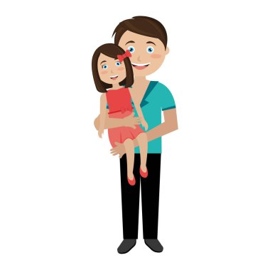 mutlu aile üyesi karakter