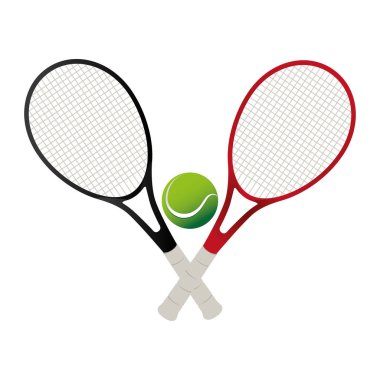 tenis raketi teçhizatı simgesi