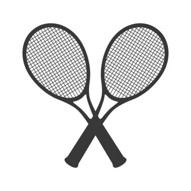 tenis raketi teçhizatı simgesi