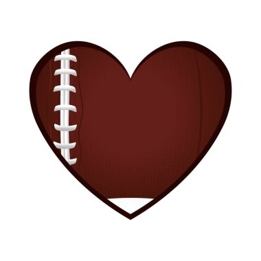 aşk Amerikan futbolu simgesi
