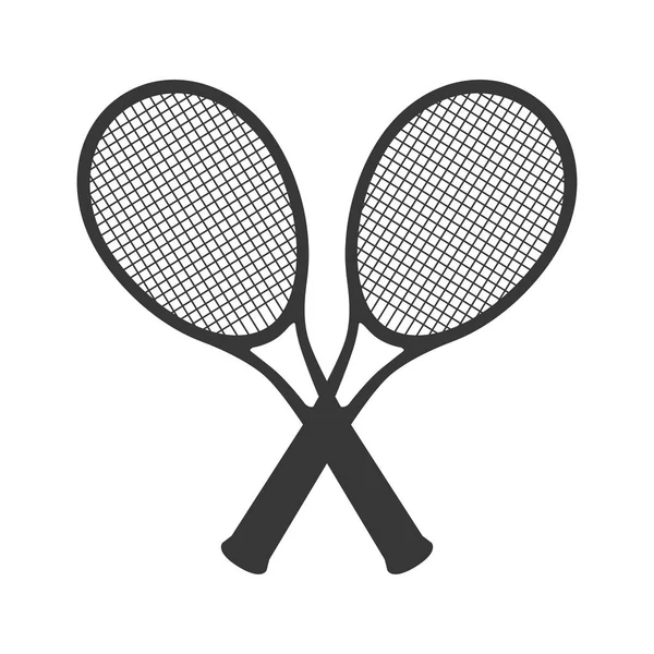 Ikon för tennisracket — Stock vektor