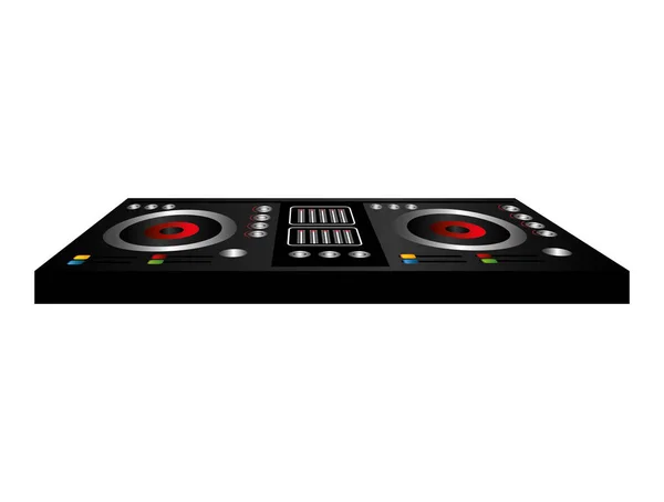 Ícone isolado console dj — Vetor de Stock