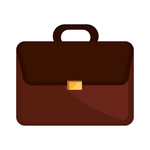 Portfólió táska elszigetelt ikon — Stock Vector