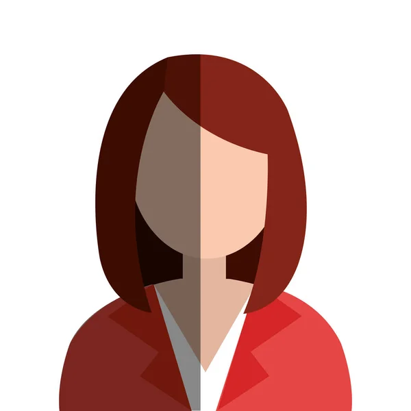 Empresária personagem avatar ícone —  Vetores de Stock