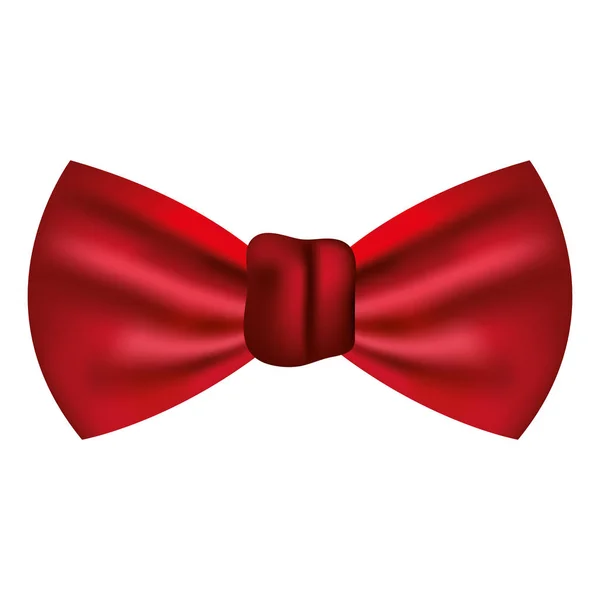 Laço gravata masculina moda ícone isolado —  Vetores de Stock