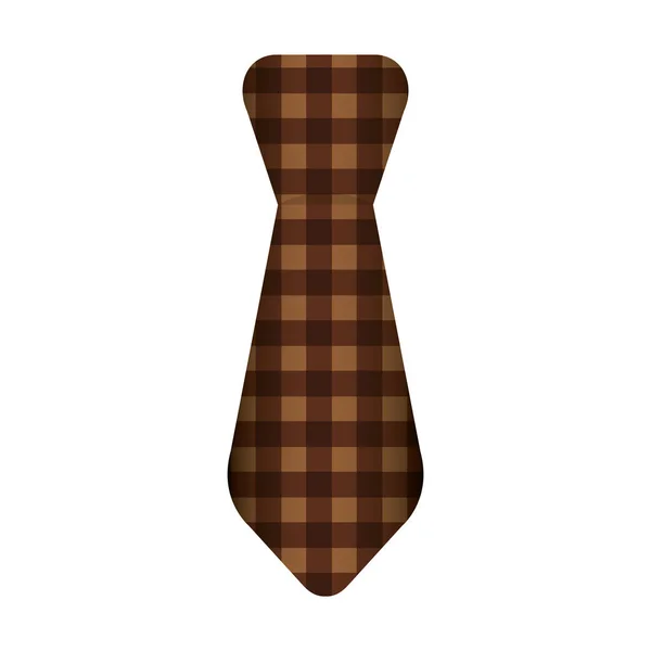 Krawatte männliche Mode isolierte Ikone — Stockvektor