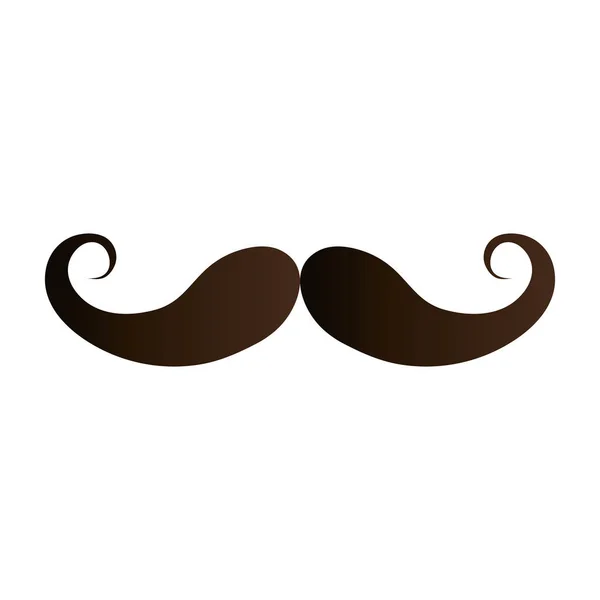 Ikona stylu wąsy — Wektor stockowy