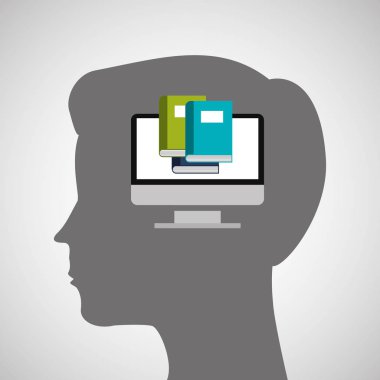 siluet baş çocuk eğitim online