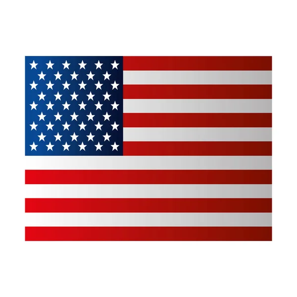 États-Unis d'Amérique drapeau — Image vectorielle