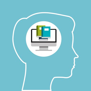 siluet baş çocuk eğitim online