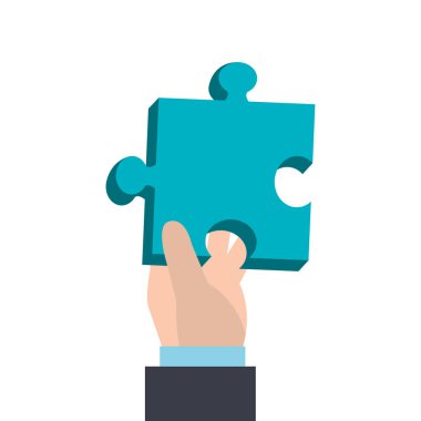 el ile bulmaca parçası insan