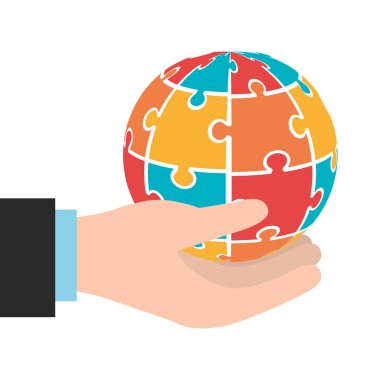 el ile bulmaca parçası insan