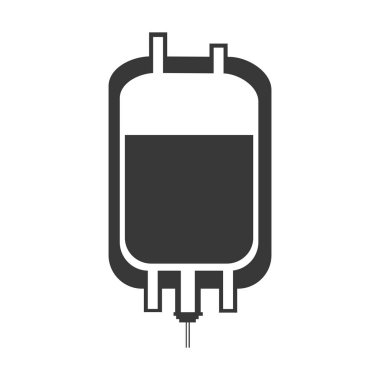 Kan bağışı izole simgesi