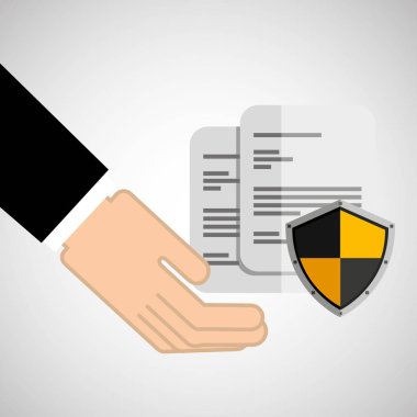 güvenlik kavramı el ile belge