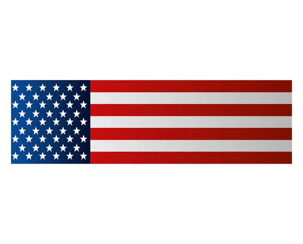 Estados Unidos de América bandera — Vector de stock