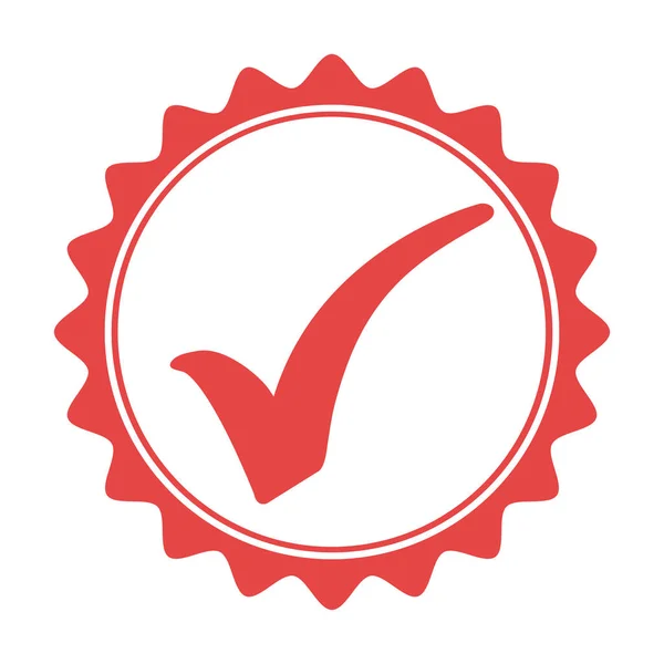 Selo de qualidade ícone garantido — Vetor de Stock