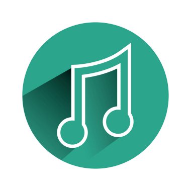 müzik Not izole simgesi