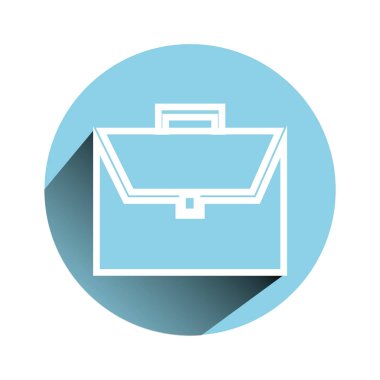 Portföy iş izole simgesi