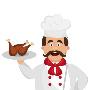 Şef karakter avatar simge