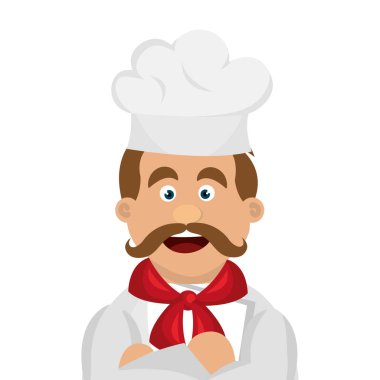 Şef karakter avatar simge