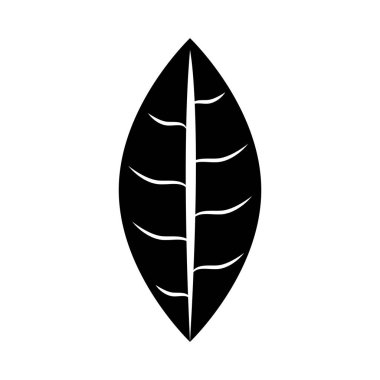 yaprak bitki izole simgesi