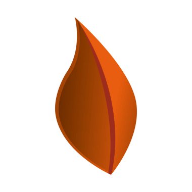 yaprak bitki izole simgesi