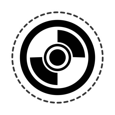 veri merkezi disk izole simgesi