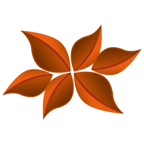 Blad plant geïsoleerde pictogram — Stockvector