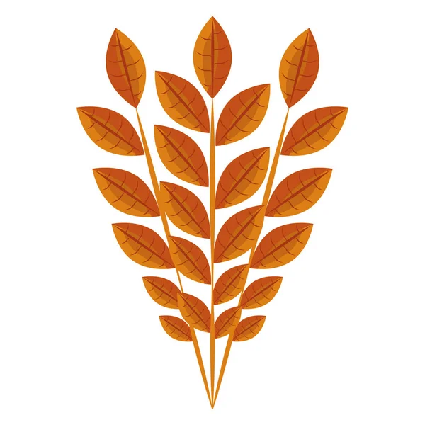 Izolované ikona listu rostlin — Stockový vektor
