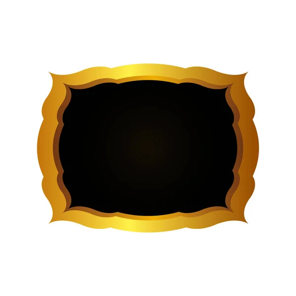 Golden Quality seal guaranteed icon — Stock Vector
