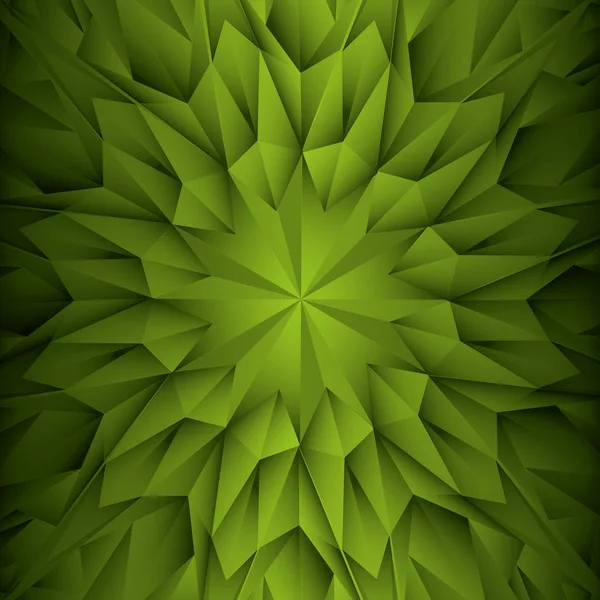 Abstraktní pozadí zelené ikony — Stockový vektor
