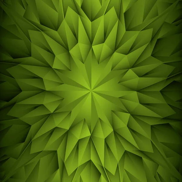 Ícone de fundo verde abstrato — Vetor de Stock