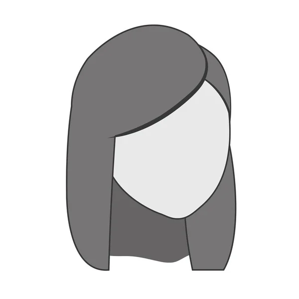 Podnikatelka charakter avatar ikona — Stockový vektor