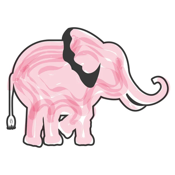 Indien kultur elefant isolerade ikonen — Stock vektor
