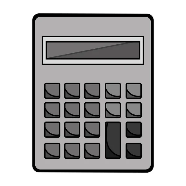 Kalkulator matematyczny ikona na białym tle — Wektor stockowy