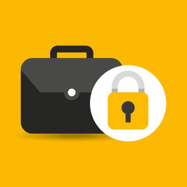 elini tut portföy iş güvenli simgesi