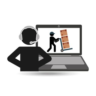 teslim çağrı merkezi operatörü online adam puching kutuları