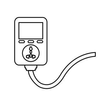 soket enerji izole simgesi