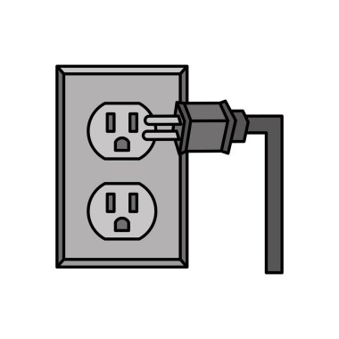 soket enerji izole simgesi