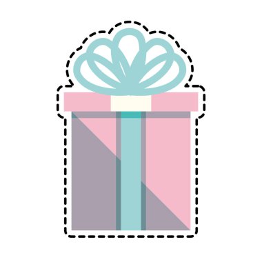 giftbox mevcut izole simgesi