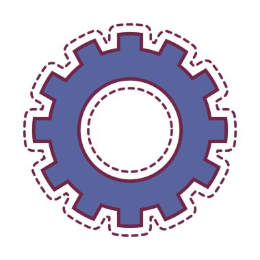 izole simge ayarlama dişli