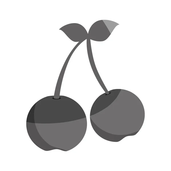 Vlakke geïsoleerde pictogram van vers fruit — Stockvector