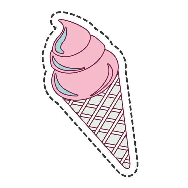 Helado delicioso icono — Archivo Imágenes Vectoriales