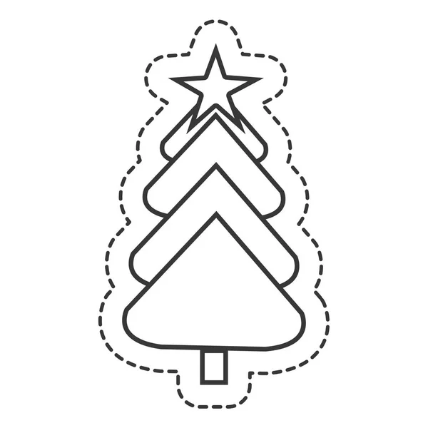 С праздником рождественской елки — стоковый вектор