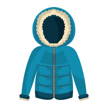 kış ceket elbise izole simgesi