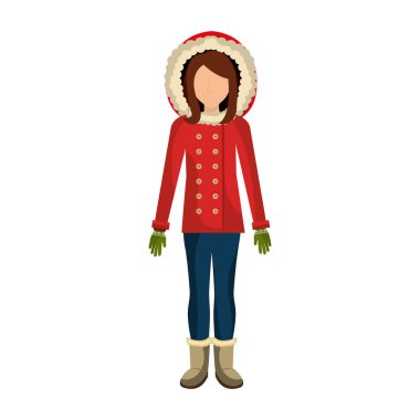 kişinin karakteri ile kış giysileri